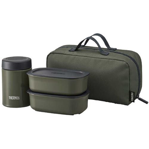 Rakuten - サーモス(THERMOS) JEA-1001-SMB(スモークブラック) 真空断熱スープランチセット