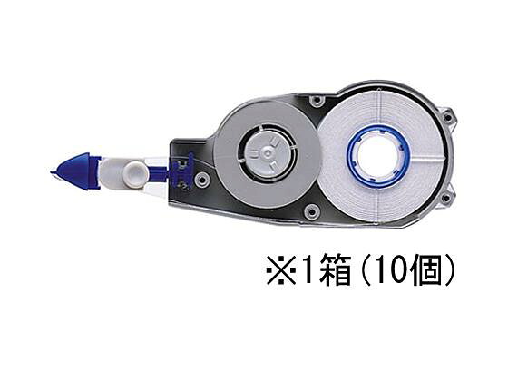【代引不可商品】仕入先よりお客様宅へ直送手配いたします商品です。そのため代引きは対応致しかねます。繰り返し使えば、ランニングコスト削減！●テープ長さ：12m●テープ幅：6mm●全長：104mm●カートリッジベース：再生ABS樹脂●修正テープ モノCXシリーズ用カートリッジ（すべての「修正テープ モノCXシリーズ 本体」に装着可能です。※本体ケースは付いておりません。●注文単位：1箱（10個）　