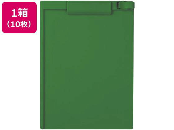 【代引不可商品】仕入先よりお客様宅へ直送手配いたします商品です。そのため代引きは対応致しかねます。超薄型設計だから重ねてもスマート！簡単にペンが着脱できるペンホルダー付き。持ちやすく右側に目盛りのついた親切設計。オリジナルのフラットクリップを採用。●色：グリーン●サイズ：A4タテ●とじ方向：短辺とじ●外寸法：縦323×横234mm●収容枚数：30枚●右側に5mm刻みの目盛り付き●ペンホルダー付き（直径7．5〜15mmの軸径に対応）●材質：再生ABS樹脂●注文単位：1箱（10枚）●グリーン購入法適合●GPNエコ商品ねっと掲載※メーカーの都合により、パッケージ・仕様等は予告なく変更になる場合がございます。　