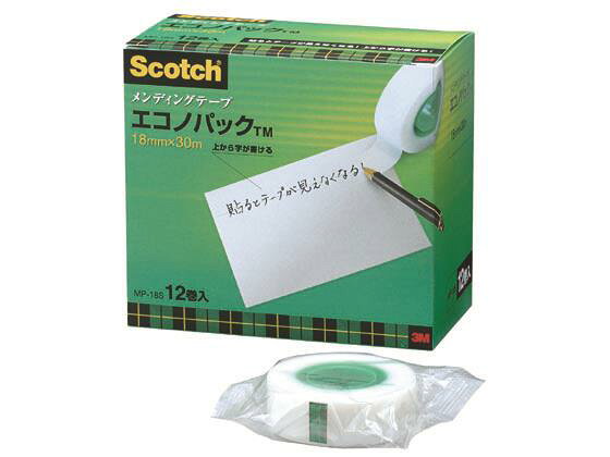 3M(スリーエム) スコッチ メンディングテープ エコノパック 幅18mm 12巻入