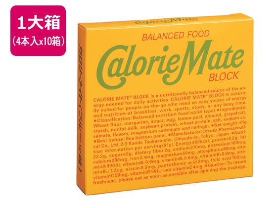 大塚製薬 カロリーメイトブロック フルーツ味 4本入り ×10箱