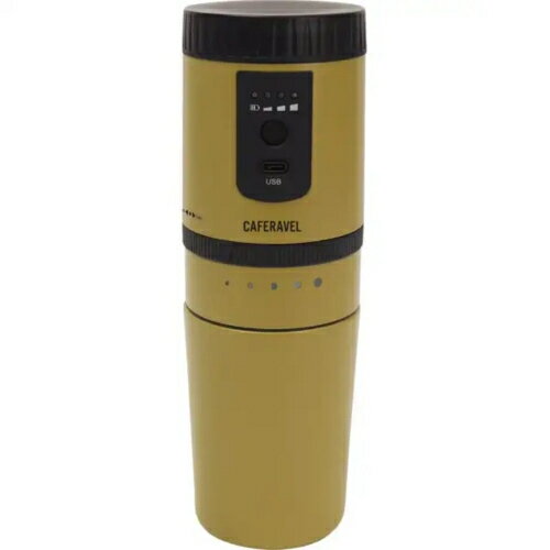 Espresso Makers - マクロス(macros) MEK-107OM オーカーマスタード ダイヤル調節 オールインワンコーヒーメーカー カフェラベル 180ml 電動ミル付コーヒーメーカー