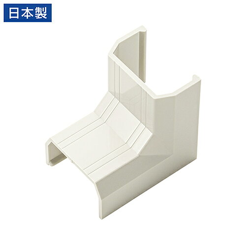 サンワサプライ CA-KK22MWR CA-KK22MW用ケーブルカバー 幅22mm 入角 ミルキーホワ...