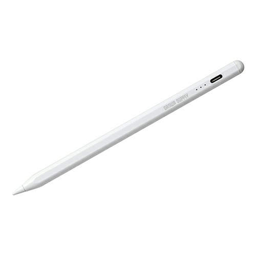 サンワサプライ PDA-PEN60W Apple iPad専用充電式極細タッチペン ホワイト