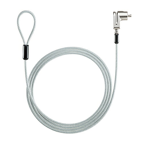 ■Microsoft Surface Pro 12インチのキックスタンド部分に本体を挟むだけでロックがかかります。■施錠ボタンを押すだけで、ワンタッチで取り付けができます。■付属の鍵を差し込んで取外します。SLE52SSFPGワイヤー部材質：亜鉛(ビニールコーティング加工あり)パッケージ形状：ビニール袋ワイヤー長：1.8ワイヤー直径：4.5マスターキー対応：対応本体形状：一体型対応タブレット専用・汎用：専用セット内容：本体×1、鍵×2、取扱説明書×1対応機種：Surface Pro 12インチセキュリティワイヤー
