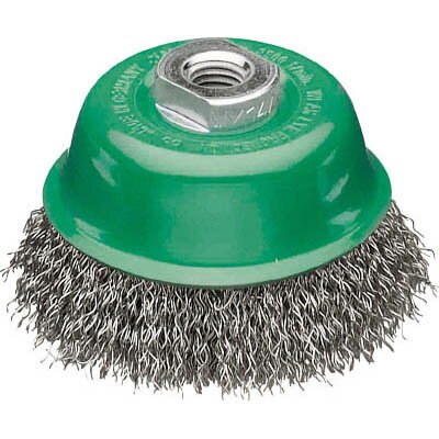 LESSMANN 423364 工業用カップブラシ Φ75 ステンレス 線径0.3