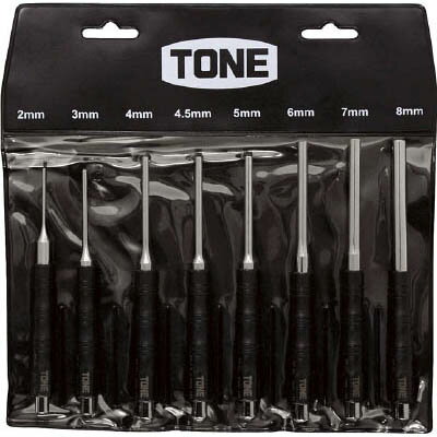 ■平行ピン・スプリングピン・テーパーピンの抜き差し作業に最適です。■握りやすくすべりにくい凹凸形状グリップです。■転がりにくい六角形状です。PP800●セット内容(本):8●セット内容(mm):2.0、3.0、4.0、4.5、5.0、6.0、7.0、8.0材質仕上・構造用鋼※メーカーの都合により、パッケージ・仕様等は予告なく変更になる場合がございます。スプリングピンなどの抜き取り作業に。