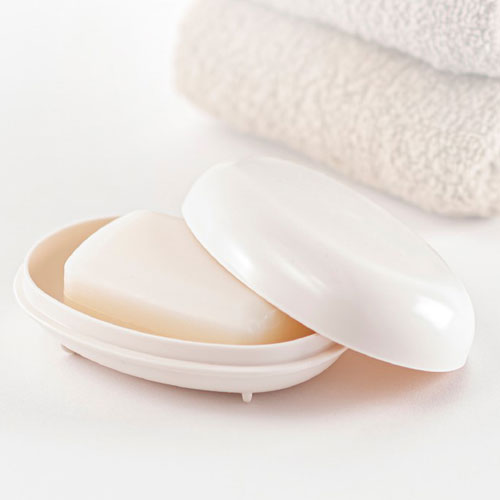 サナダ精工 テルマリウム ソープケース アイボリー B783 バス用品 お風呂用品 お風呂 浴室 シンプル 日本製