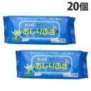 大人用おしりふき ノンアルコール 無香料 70枚入×20個 日用品 雑貨 介護用品 おむつ おしり からだ拭き