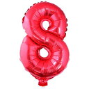 ナンバーアルミバルーン 『8』 MB-8269