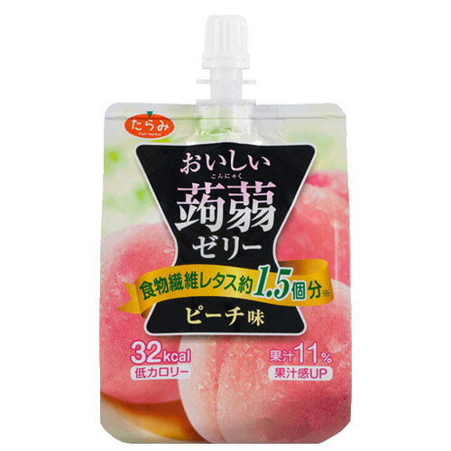 おいしい蒟蒻ゼリー ピーチ味 150g