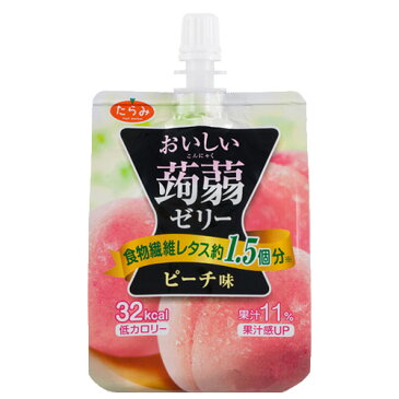 おいしい蒟蒻ゼリー ピーチ味 150g