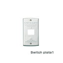 『売切れ御免』 『ポイント10倍』スイッチプレート 1口タイプ「Switch plate 1」 (TK-2041)