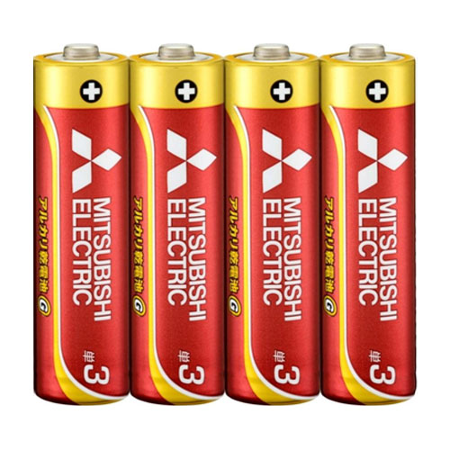 三菱 アルカリ乾電池 単3形 4本