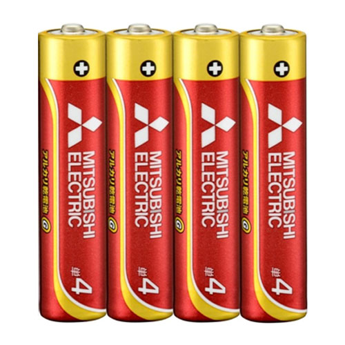 三菱 アルカリ乾電池 単4形 4本