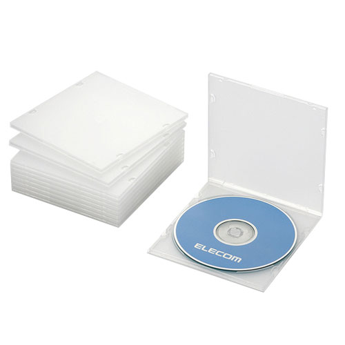 エレコム Blu-ray/DVD/CDケース スリムサイズ 100個入 クリア CCD-JPCS100CR Blu-r...