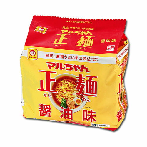 マルちゃん正麺 醤油味 105g×5食 イ