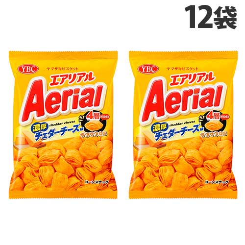 『賞味期限：25.09.30』エアリアル 濃厚チェダーチーズ ヤマザキビスケット 65g×12袋のサムネイル