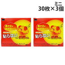 カイロ 貼らない ミニ 30枚入×3個 オカモト 快温くん