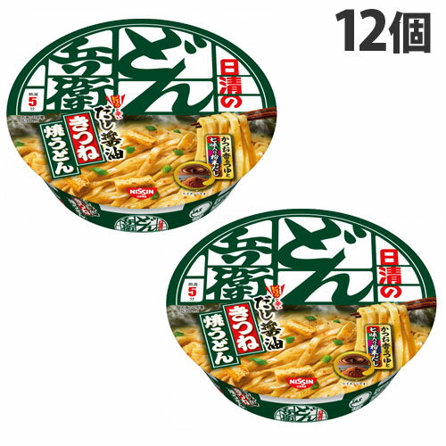 『賞味期限：25.02.23』日清食品 どん兵衛 きつね焼うどん 105g×12個のサムネイル