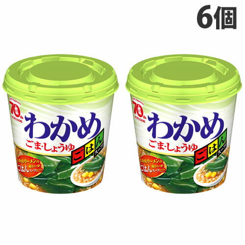 『賞味期限：24.12.04』エースコック わかめごはんスープ ごま・しょうゆ 36g×6個のサムネイル