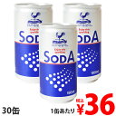 炭酸水 ソーダ 190ml 30缶