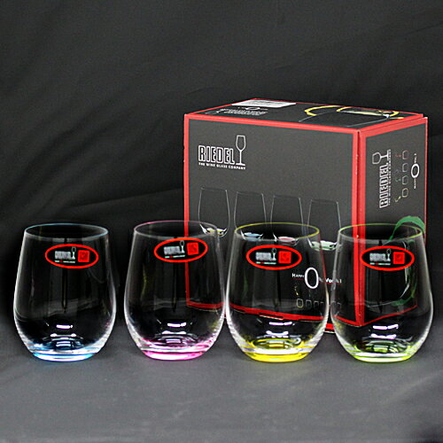 リーデル RIEDEL オー 5414/44 ハッピー・オー 4色セット『送料無料（一部地域除く）』のサムネイル