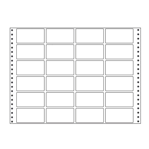 ラベルシール M15-O タックシール (連続ラベル) レギュラータイプ 500折【代引不可】【送料無料(一部地域除く)】