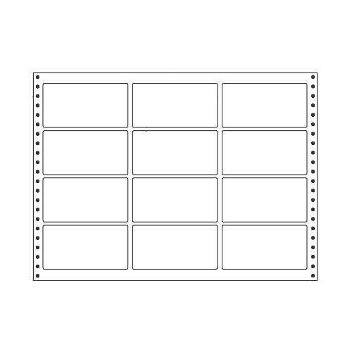 ラベルシール MH15E タックシール (連続ラベル) レギュラータイプ 500折【代引不可】【送料無料(一部地域除く)】