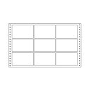 ラベルシール MT15F タックシール (連続ラベル) レギュラータイプ 500折【代引不可】【送料無料(一部地域除く)】