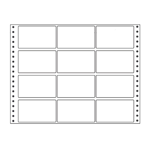 ラベルシール M13K タックシール (連続ラベル) レギュラータイプ 500折【代引不可】【送料無料(一部地域除く)】