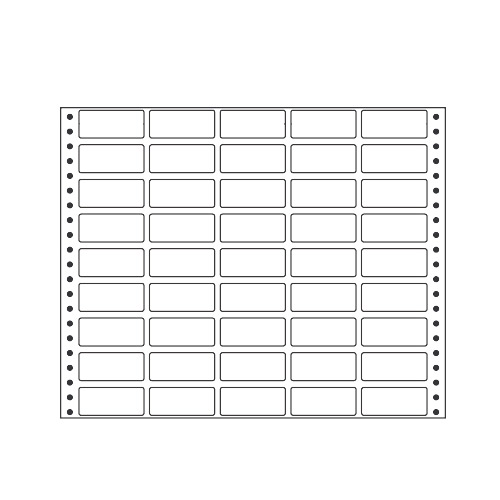 ラベルシール M13P タックシール (連続ラベル) レギュラータイプ 500折【代引不可】【送料無料(一部地域除く)】
