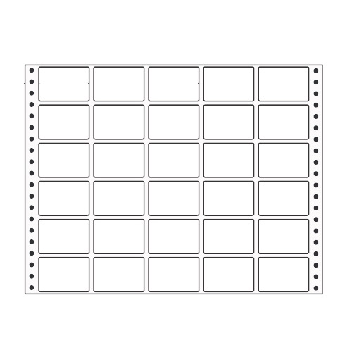 ラベルシール MT13N タックシール (連続ラベル) レギュラータイプ 500折【代引不可】【送料無料(一部地域除く)】