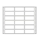 ラベルシール M12G タックシール (連続ラベル) レギュラータイプ 500折【代引不可】【送料無料(一部地域除く)】