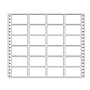 ラベルシール M12B タックシール (連続ラベル) レギュラータイプ 500折【代引不可】【送料無料(一部地域除く)】