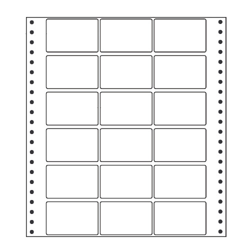 ラベルシール M10K タックシール (連続ラベル) レギュラータイプ 500折【代引不可】【送料無料(一部地域除く)】