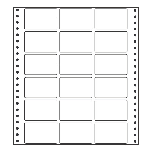 ラベルシール M10X タックシール (連続ラベル) レギュラータイプ 500折【代引不可】【送料無料(一部地域除く)】