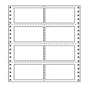 ラベルシール MX9U タックシール (連続ラベル) レギュラータイプ 500折【代引不可】【送料無料(一部地域除く)】