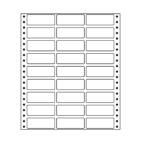 ラベルシール MX9 i タックシール (連続ラベル) レギュラータイプ 500折【代引不可】【送料無料(一部地域除く)】