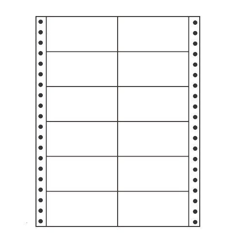 ラベルシール MM7B タックシール (連続ラベル) レギュラータイプ 500折×2【代引不可】【送料無料(一部地域除く)】