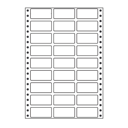 ラベルシール MT7L タックシール (連続ラベル) レギュラータイプ 500折×2【代引不可】【送料無料(一部地域除く)】