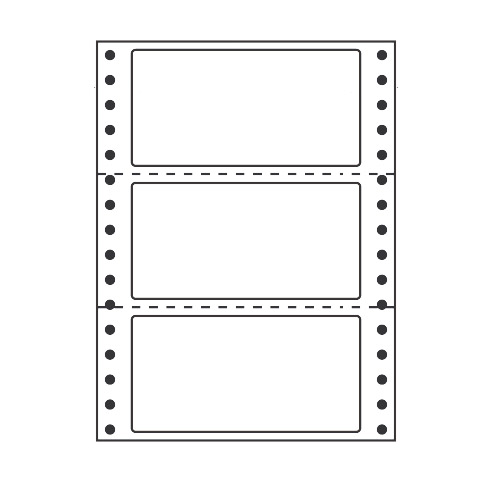 ラベルシール MM6E タックシール (連続ラベル) レギュラータイプ 500折×2【代引不可】【送料無料(一部地域除く)】