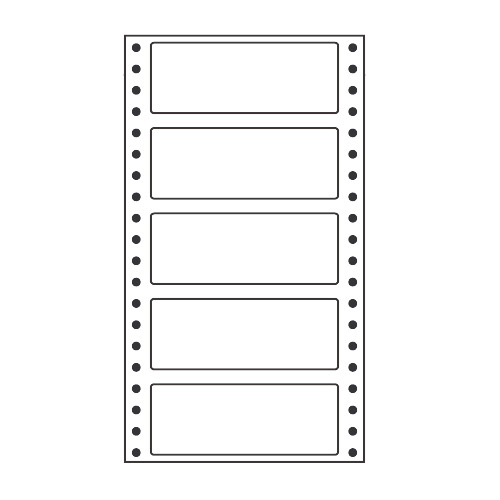 ラベルシール MM5R タックシール (連続ラベル) レギュラータイプ 500折×2【代引不可】【送料無料(一部地域除く)】