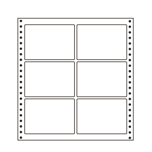 ラベルシール L10A タックシール (連続ラベル) 耐熱タイプ 500折【代引不可】【送料無料(一部地域除く)】