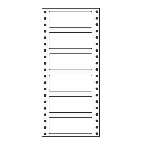 ラベルシール R4i タックシール (連続ラベル) 再剥離タイプ 500折×2【代引不可】【送料無料(一部地域除く)】