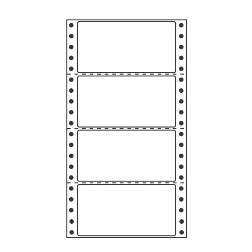 ラベルシール MX5G タックシール (連続ラベル) レギュラータイプ 500折×2【代引不可】【送料無料(一部地域除く)】