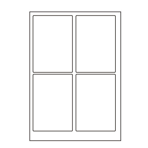 ラベルシール 東洋印刷 FCL-1 カラーレーザー用フィルムラベル A4 100シート【代引不可】【送料無料(一部地域除く)】