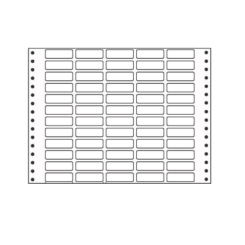 ラベルシール 東洋印刷 MT10K タックシール (連続ラベル) レギュラータイプ 500折【代引不可】【送料無料(一部地域除く)】