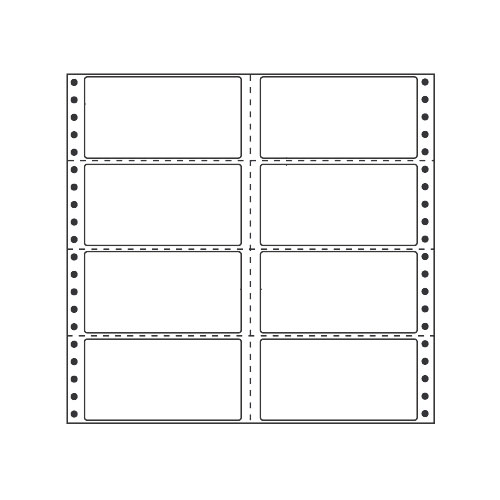 ラベルシール 東洋印刷 M10CY タックシール (連続ラベル) カラータイプイエロー 500折【代引不可】【送料無料(一部地域除く)】