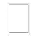 ラベルシール PPE-1V 目隠しシール 貼り直しできる簡易タイプ バイオレッド 500シート【代引不可】【送料無料(一部地域除く)】